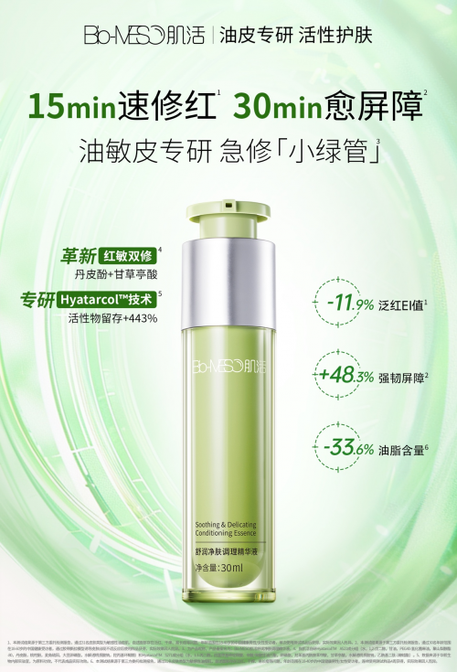 从三款进阶新品解读Bio-MESO肌活油皮护肤「第一性原理」(图3)