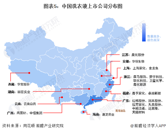 【干货】2024年洗衣液行业产业链全景梳理及区域热力地图(图5)
