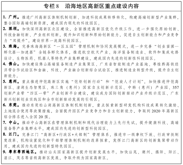 广东省人民政府关于印发广东省沿海经济带综合发展规划（2017-2030年）的通知(图12)