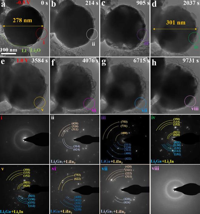 《Adv Mater》:碳封装液态金属负极用作碱金属离子电池(图5)